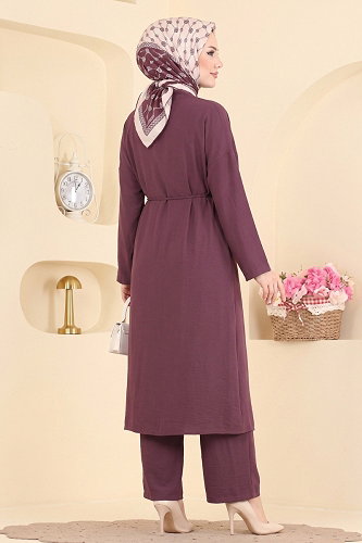 moda selvim Combined 022ZMRK1203 Damson - Thumbnail