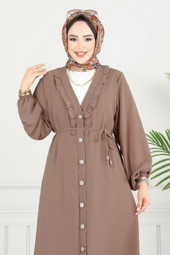 moda selvim طقم بيج 023MR1078 - Thumbnail
