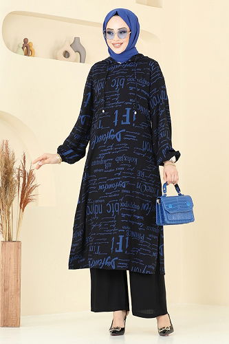 moda selvim Combined 0335BG354 Indigo & Black - Thumbnail