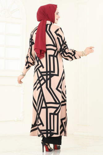 moda selvim طقم لاتيه 0337BG354 - Thumbnail