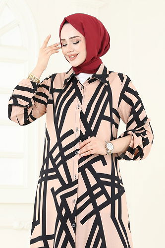 moda selvim طقم لاتيه 0337BG354 - Thumbnail