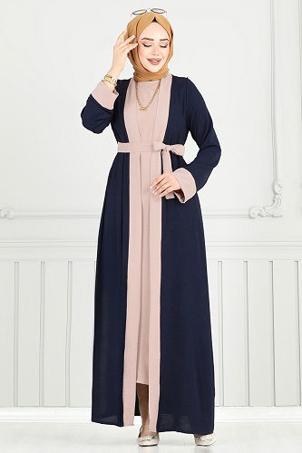 moda selvim Combined 0339BG354 Navy Blue - Thumbnail