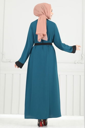 moda selvim طقم بترولي 0339BG354 - Thumbnail