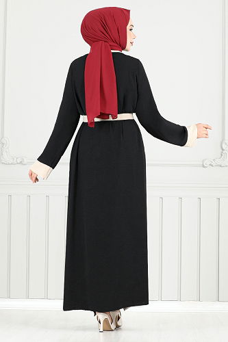 moda selvim Combined 0339BGS895-M Black - Thumbnail