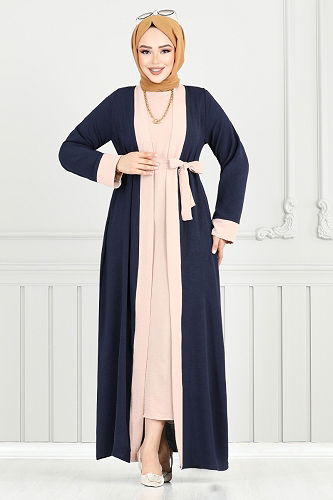 moda selvim Combined 0339BGS895-M Navy Blue - Thumbnail