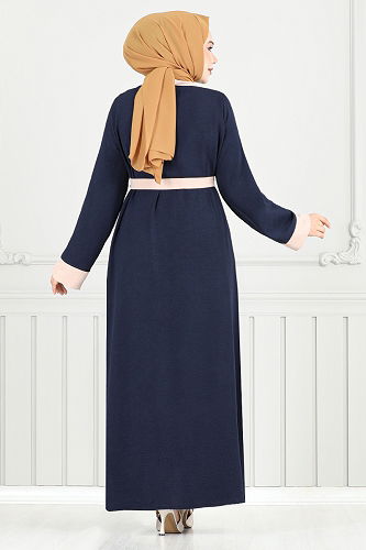 moda selvim Combined 0339BGS895-M Navy Blue - Thumbnail