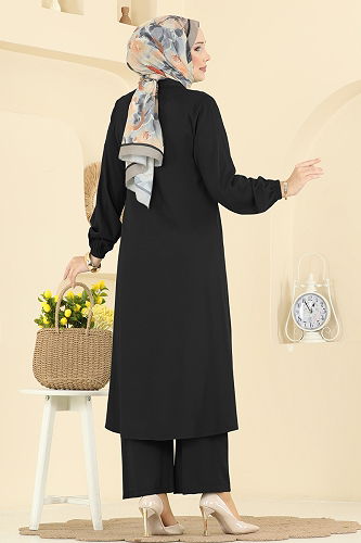 moda selvim Combined 0340BG354 Black - Thumbnail