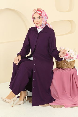 moda selvim Combined 0340BG354 Damson - Thumbnail