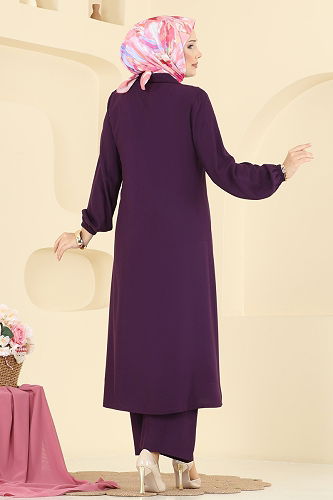 moda selvim Combined 0340BG354 Damson - Thumbnail