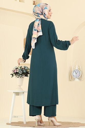 moda selvim طقم بترولي 0340BG354 - Thumbnail