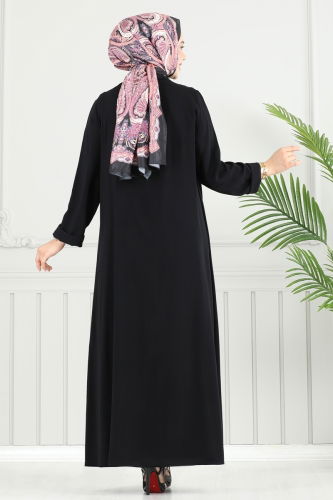moda selvim Combined 0342BG354 Black - Thumbnail