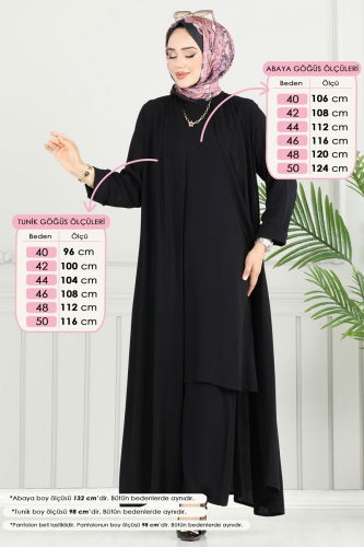 moda selvim Combined 0342BG354 Black - Thumbnail