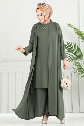 moda selvim Combined 0342BG354 Khaki - Thumbnail