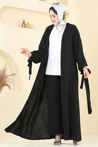 moda selvim Combined 0344BG354 Black - Thumbnail