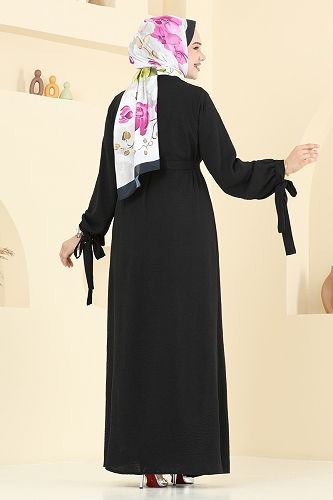 moda selvim طقم أسود 0344BG354 - Thumbnail