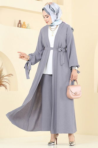 moda selvim Combined 0344BG354 Gray - Thumbnail