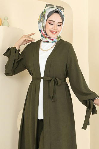 moda selvim Combined 0344BG354 Khaki - Thumbnail