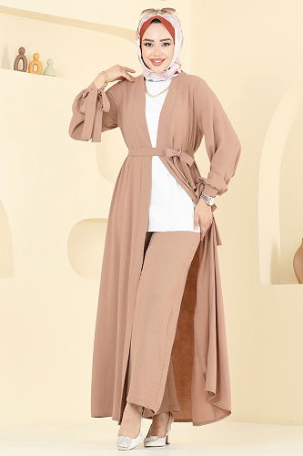 moda selvim طقم لاتيه 0344BG354 - Thumbnail