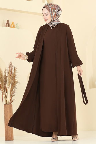 moda selvim Combined 0347BG354 Brown - Thumbnail