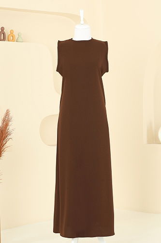 moda selvim طقم بني فاتح 0347BG354 - Thumbnail