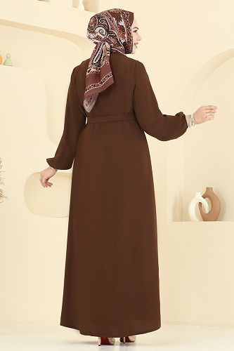 moda selvim طقم بني فاتح 0347BG354 - Thumbnail