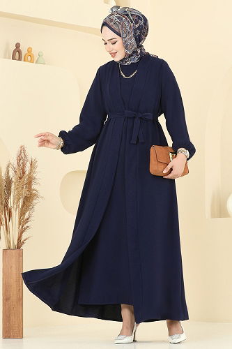 moda selvim Combined 0347BG354 Navy Blue - Thumbnail