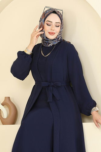 moda selvim Combined 0347BG354 Navy Blue - Thumbnail