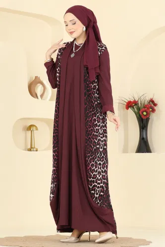 E.R.K. - Combined 0350ERK1158 Pattern1 Burgundy