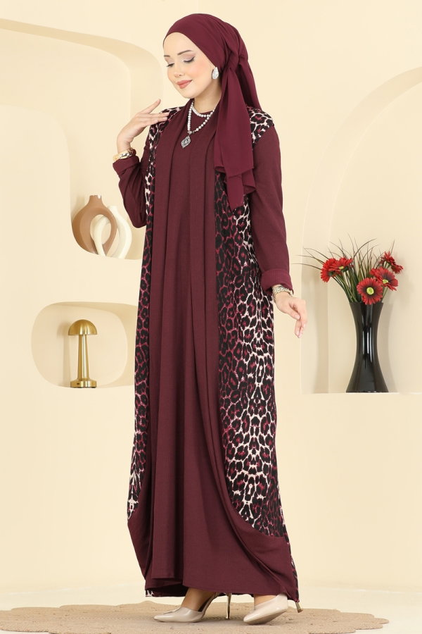Modaselvim A FEAST OF DEALS Combined 0350ERK1158 Pattern1 Burgundy
