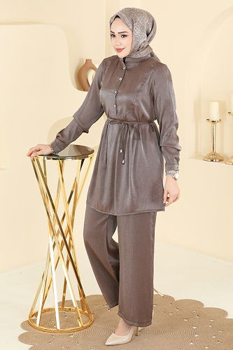 moda selvim Combined 0352ERK1158 Brown - Thumbnail