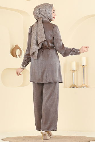 moda selvim Combined 0352ERK1158 Brown - Thumbnail