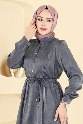 moda selvim طقم كحلي 0352ERK1158 - Thumbnail