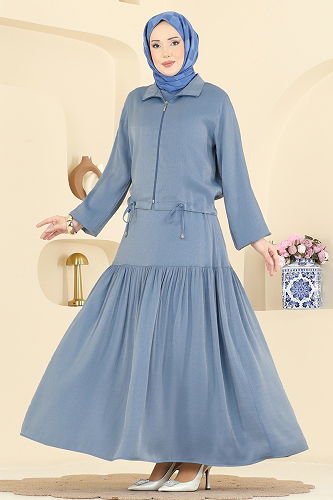 moda selvim Combined 0353ERK1158 Blue - Thumbnail