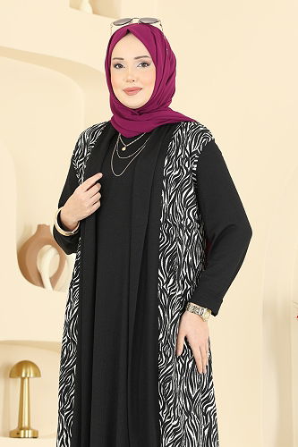 moda selvim Combined 0354ERK1158 Black - Thumbnail