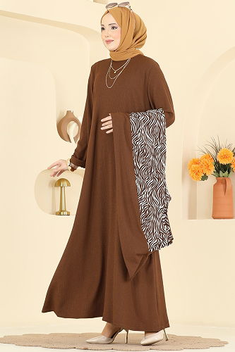 moda selvim Combined 0354ERK1158 Brown - Thumbnail