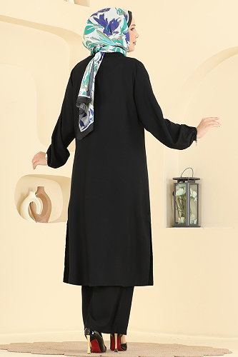 moda selvim Combined 0355BG354 Black - Thumbnail