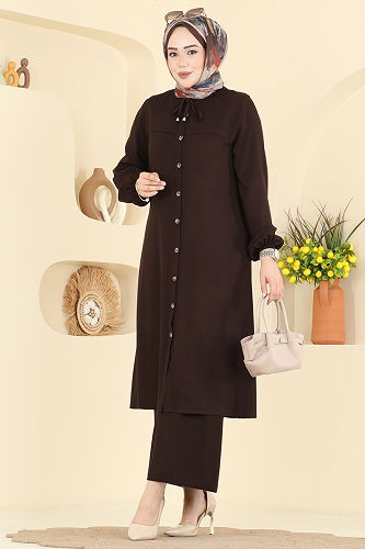 moda selvim Combined 0355BG354 Brown - Thumbnail