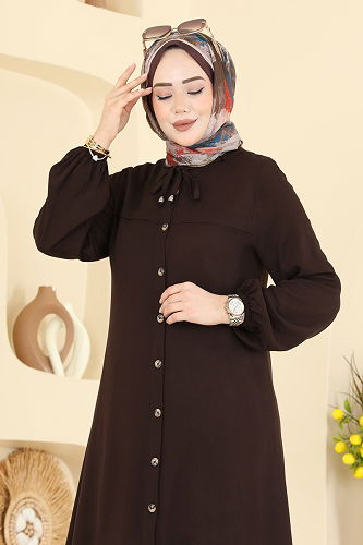 moda selvim طقم بني 0355BG354 - Thumbnail