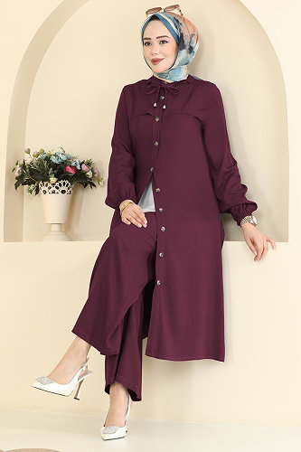 moda selvim Combined 0355BG354 Burgundy - Thumbnail