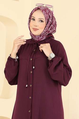 moda selvim Combined 0355BG354 Burgundy - Thumbnail