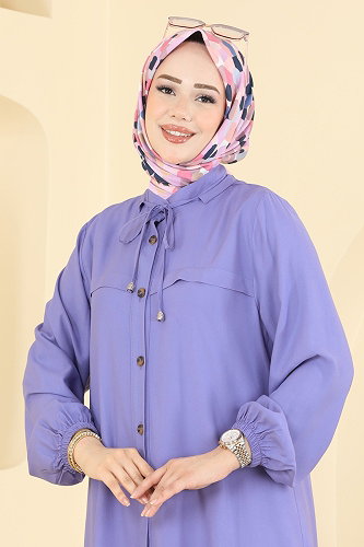 moda selvim طقم ليلكي 0355BG354 - Thumbnail