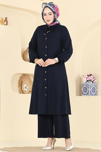 moda selvim Combined 0355BG354 Navy Blue - Thumbnail