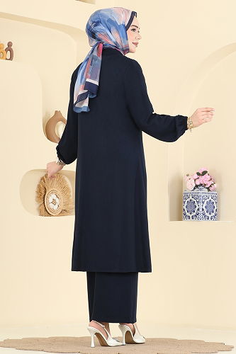 moda selvim Combined 0355BG354 Navy Blue - Thumbnail