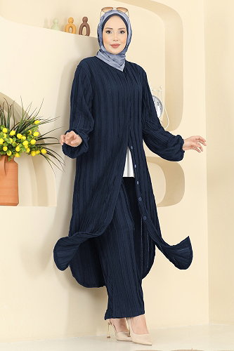 moda selvim Combined 0356ERK1158 Navy Blue - Thumbnail