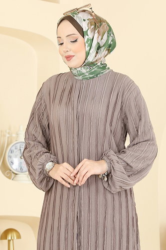 moda selvim طقم بيج 0356ERK1158 - Thumbnail