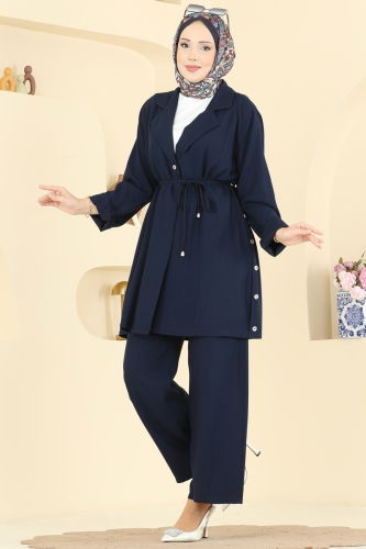 B.G.S. - Combined 0358BG354 Navy Blue