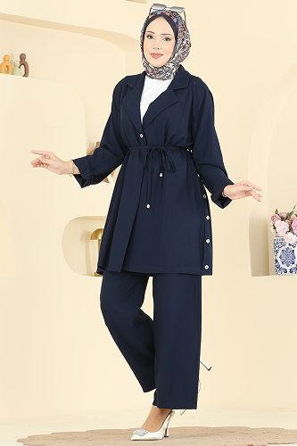 moda selvim Combined 0358BG354 Navy Blue - Thumbnail