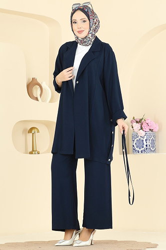 moda selvim Combined 0358BG354 Navy Blue - Thumbnail