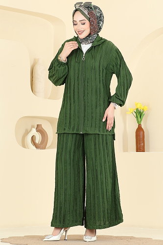 moda selvim Combined 0361BG354 Khaki - Thumbnail