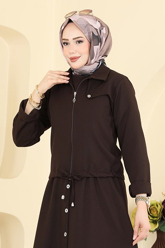 moda selvim Combined 0362ERK1158 Brown - Thumbnail